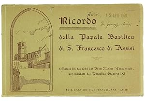 Seller image for RICORDO DELLA PAPALE BASILICA DI S.FRANCESCO DI ASSISI.: for sale by Bergoglio Libri d'Epoca