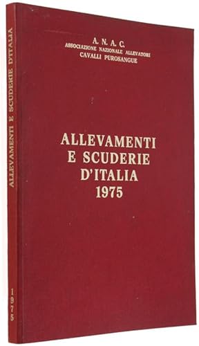 Immagine del venditore per ALLEVAMENTI E SCUDERIE 1975.: venduto da Bergoglio Libri d'Epoca