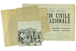 IL SERVIZIO CIVILE INTERNAZIONALE. Bollettino italiano. Anno I - N.1. Aprile/Maggio 1948.: