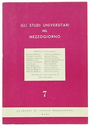 GLI STUDI UNIVERSITARI NEL MEZZOGIORNO.: