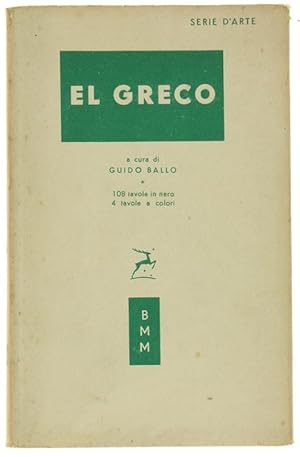 Immagine del venditore per EL GRECO.: venduto da Bergoglio Libri d'Epoca