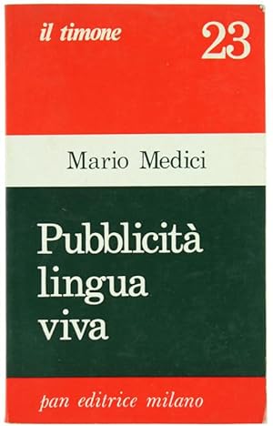 Immagine del venditore per PUBBLICITA' LINGUA VIVA.: venduto da Bergoglio Libri d'Epoca