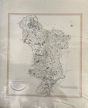Cary's New English Atlas - Map Of Derbyshire