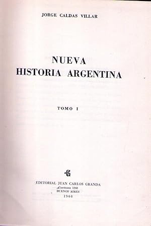 NUEVA HISTORIA ARGENTINA. (4 tomos)