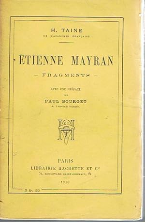 Étienne Mayran - Fragments
