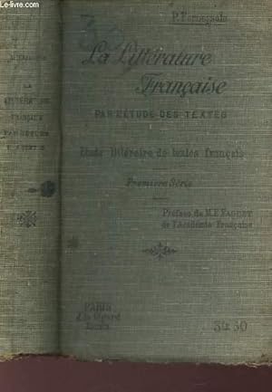 Bild des Verkufers fr LA LITTERATURE FRANCAISE PAR L'ETUDE DES TEXTES FRANCAIS adapte aux nouveaux programmes et aux mthodes nouvelles / 1e Srie. zum Verkauf von Le-Livre