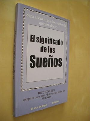 Immagine del venditore per EL SIGNIFICADO DE LOS SUEOS venduto da LIBRERIA TORMOS