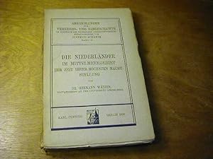 Imagen del vendedor de Die Niederlnder Im Mittelmeergebiet Zur Zeit Ihrer Hchsten Machtstellung - Abhandlungen zur Verkehrs- und Seegeschichte ; Bd. 2 a la venta por Antiquariat Fuchseck