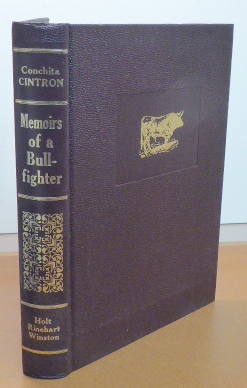 Seller image for MEMOIRS OF A BULLFIGHTER for sale by RON RAMSWICK BOOKS, IOBA