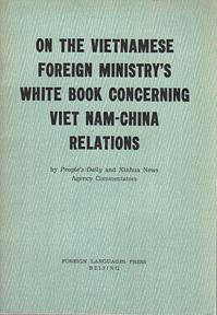 Seller image for On the Vietnamese Foreign Ministry's White Book Concerning Viet Nam-China Relations for sale by Sutton Books