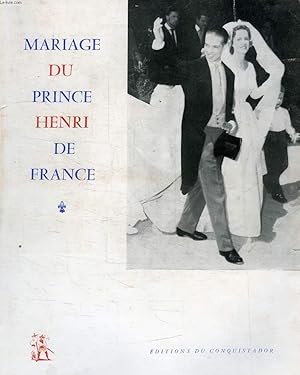 Imagen del vendedor de ALBUM-SOUVENIR DU MARIAGE DE S.A.R. LE PRINCE HENRI DE FRANCE, COMTE DE CLERMONT, AVEC S.A.R. LA DUCHESSE MARIE-THERESE DE WURTEMBERG a la venta por Le-Livre