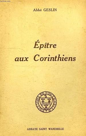 Seller image for EPITRE AUX CORINTHIENS for sale by Le-Livre