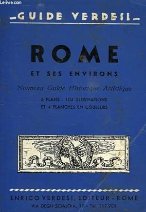 Image du vendeur pour NOUVEAU GUIDE DE ROME ET SES ENVIRONS mis en vente par Le-Livre