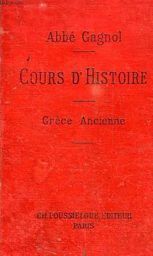 Seller image for HISTOIRE DE LA GRECE ANCIENNE, CLASSE DE 5e for sale by Le-Livre