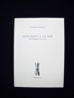 Imagen del vendedor de Monument  la mer - a la venta por Le Livre  Venir