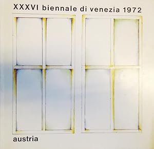 Bild des Verkufers fr XXXVI biennale die venezia 1972. La mostra austriaca nell ambito della XXXVI. Biennale di Venezia 1972. Italienisch/deutscher Text. zum Verkauf von erlesenes  Antiquariat & Buchhandlung