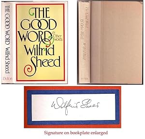 Imagen del vendedor de The Good Word & Other Words (SIGNED by Wilfrid Sheed) a la venta por DR Fine Arts