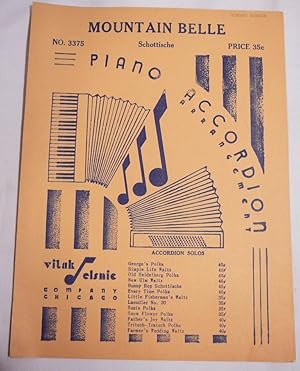 Seller image for MOUNTAIN BELLE: Schottische for Piano Accordion for sale by Prestonshire Books, IOBA