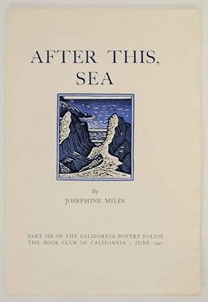 Bild des Verkufers fr After This, Sea zum Verkauf von Jeff Hirsch Books, ABAA