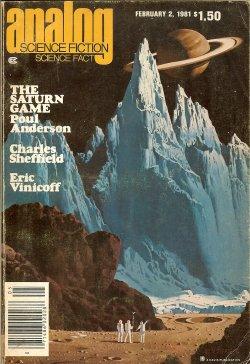 Imagen del vendedor de ANALOG Science Fiction/ Science Fact: February, Feb. 2, 1981 ("The Saturn Game"; "Shuttle Down") a la venta por Books from the Crypt