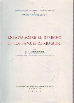 ENSAYO SOBRE EL DERECHO DE LOS PAMÚES DE RÍO MUNI.