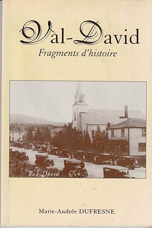 Bild des Verkufers fr Val-David Fragments D'Histoire zum Verkauf von Riverwash Books (IOBA)