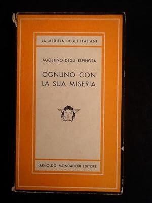 Imagen del vendedor de OGNUNO CON LA SUA MISERIA a la venta por Il Mondo Nuovo