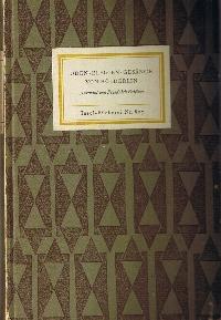 Imagen del vendedor de Oden, Elegien, Gesnge. Insel-Bcherei , Nr. 807 a la venta por Auf Buchfhlung