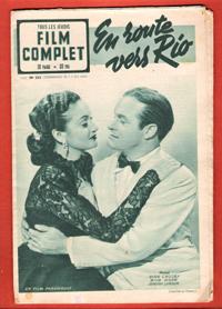 Film Complet , tous Les Jeudi . N° 283 . 8-11-51 : En Route Vers Rio