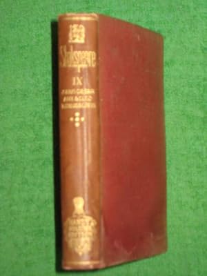 Seller image for Shakspeare, The Handy Volume Vol IX (9). Red. Julius Caesar; Antony and Cleopatra; Troilus and Cressida ( William Shakespeare.) for sale by Tony Hutchinson