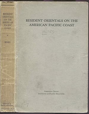 Resident Orientals on the American Pacific Coast