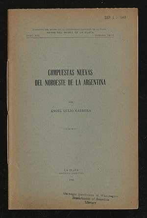 Imagen del vendedor de Compuestas Nuevas Del Noroeste De La Argentina a la venta por Between the Covers-Rare Books, Inc. ABAA