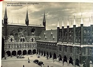 Imagen del vendedor de Lbeck - Marktplatz mit Rathaus a la venta por Antiquariat Gnter Hochgrebe