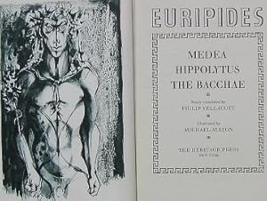 Imagen del vendedor de Medea, Hippolytus, The Bacchae a la venta por LEFT COAST BOOKS