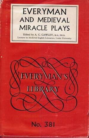 Immagine del venditore per Everyman and Medieval Miracle Plays venduto da Bookshop Baltimore