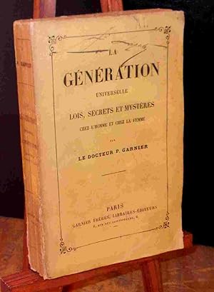 Seller image for LA GENERATION UNIVERSELLE, for sale by Livres 113