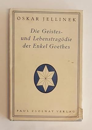 Image du vendeur pour Die Geistes- und Lebenstragdie der Enkel Goethes. Ein gesprochenes Buch. mis en vente par erlesenes  Antiquariat & Buchhandlung