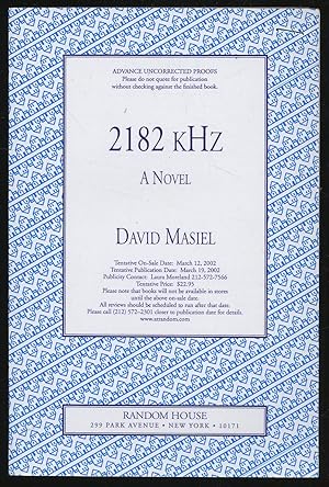 Imagen del vendedor de 2182 kHz a la venta por Between the Covers-Rare Books, Inc. ABAA