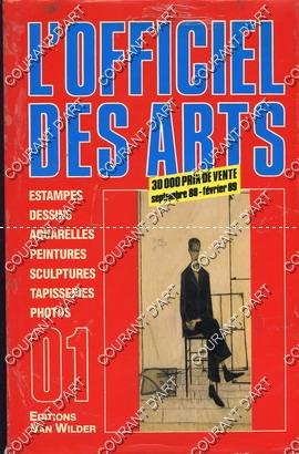 OFFICIEL DES ARTS. 3SEPTEMBRE 88 - FEVRIER 89. ESTAMPES. DESSINS. AQUARELLES. PEINTURES. SCULPTUR...