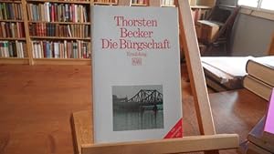 Bild des Verkufers fr Die Brgschaft. Eine Erzhlung. zum Verkauf von Antiquariat Floeder