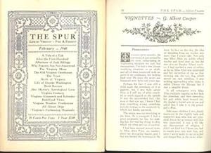 Seller image for The Spur. [January-December , 1960 ; January-February 1962][Life of George Washington; Old Virginia Gentleman; Advice to the Dog-Lorn; Kenmore News; Abe Martin's Astrological Lore; Old Virginia Churches; Among the Camps; Grace Sherwood, Witch] for sale by Joseph Valles - Books