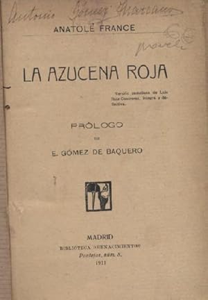 LA AZUCENA ROJA