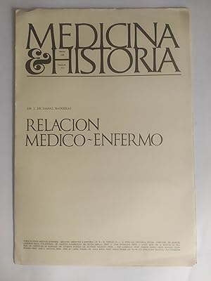 Seller image for Relacion Medico - Enfermo. for sale by LIBRERIA CLIO