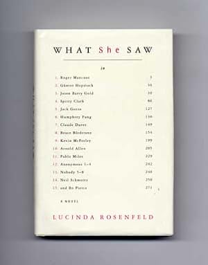 Immagine del venditore per What She Saw - 1st Edition/1st Printing venduto da Books Tell You Why  -  ABAA/ILAB