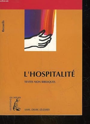 Image du vendeur pour L'HOSPITALITE mis en vente par Le-Livre