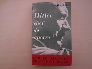 Immagine del venditore per HITLER CHEF DE GUERRE venduto da Le temps retrouv