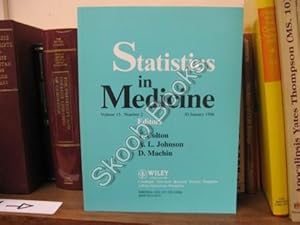 Bild des Verkufers fr Statistics in Medicine; Volume 15, Number 2, 30 January 1996 zum Verkauf von PsychoBabel & Skoob Books