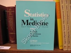 Bild des Verkufers fr Statistics in Medicine; Volume 15, Number 6, 30 March 1996 zum Verkauf von PsychoBabel & Skoob Books