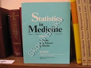 Bild des Verkufers fr Statistics in Medicine; Volume 15, Number 11, 15 June 1996 zum Verkauf von PsychoBabel & Skoob Books
