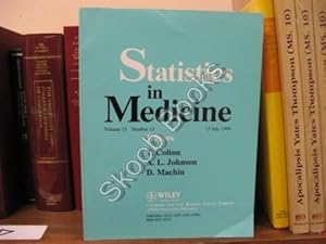 Bild des Verkufers fr Statistics in Medicine; Volume 15, Number 13, 15 July 1996 zum Verkauf von PsychoBabel & Skoob Books